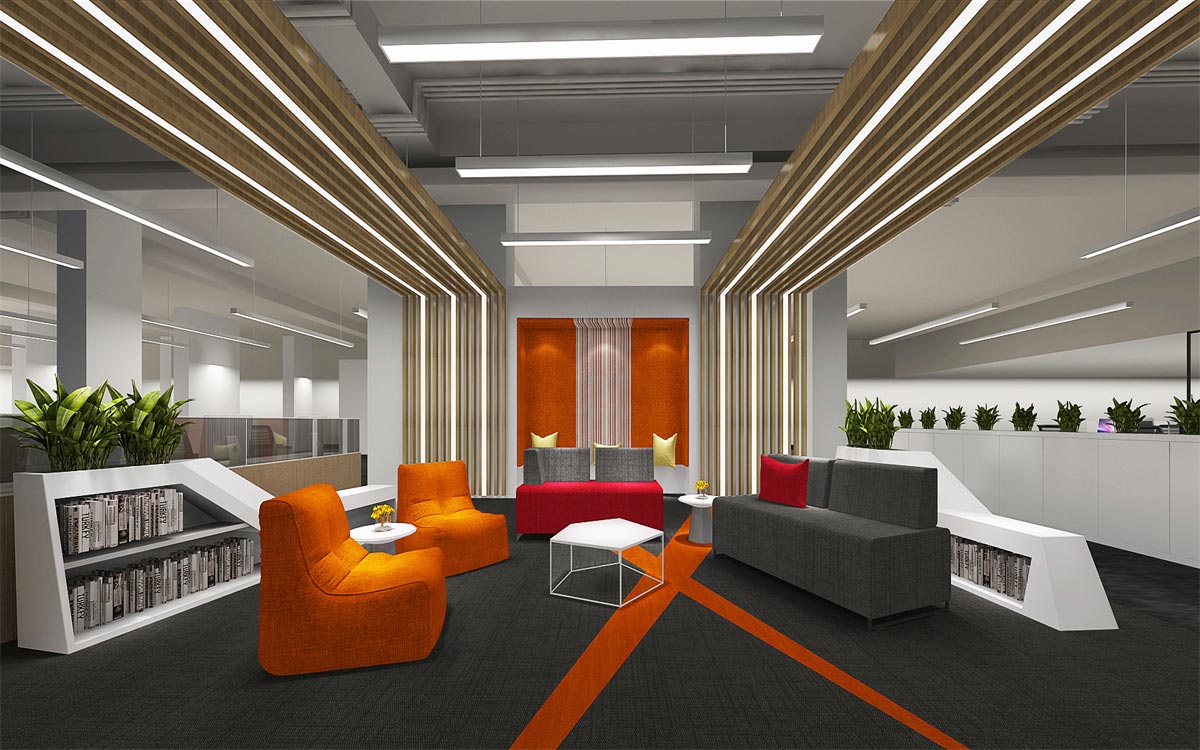 佰仟金融辦公室接待區設計裝修 佰仟金融辦公室接待區設計裝修